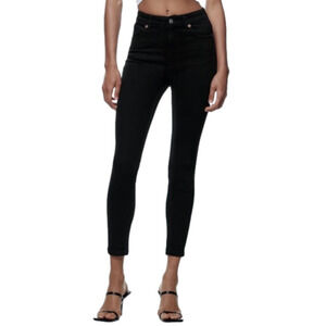 Zara Women's High Rise Black Jeans